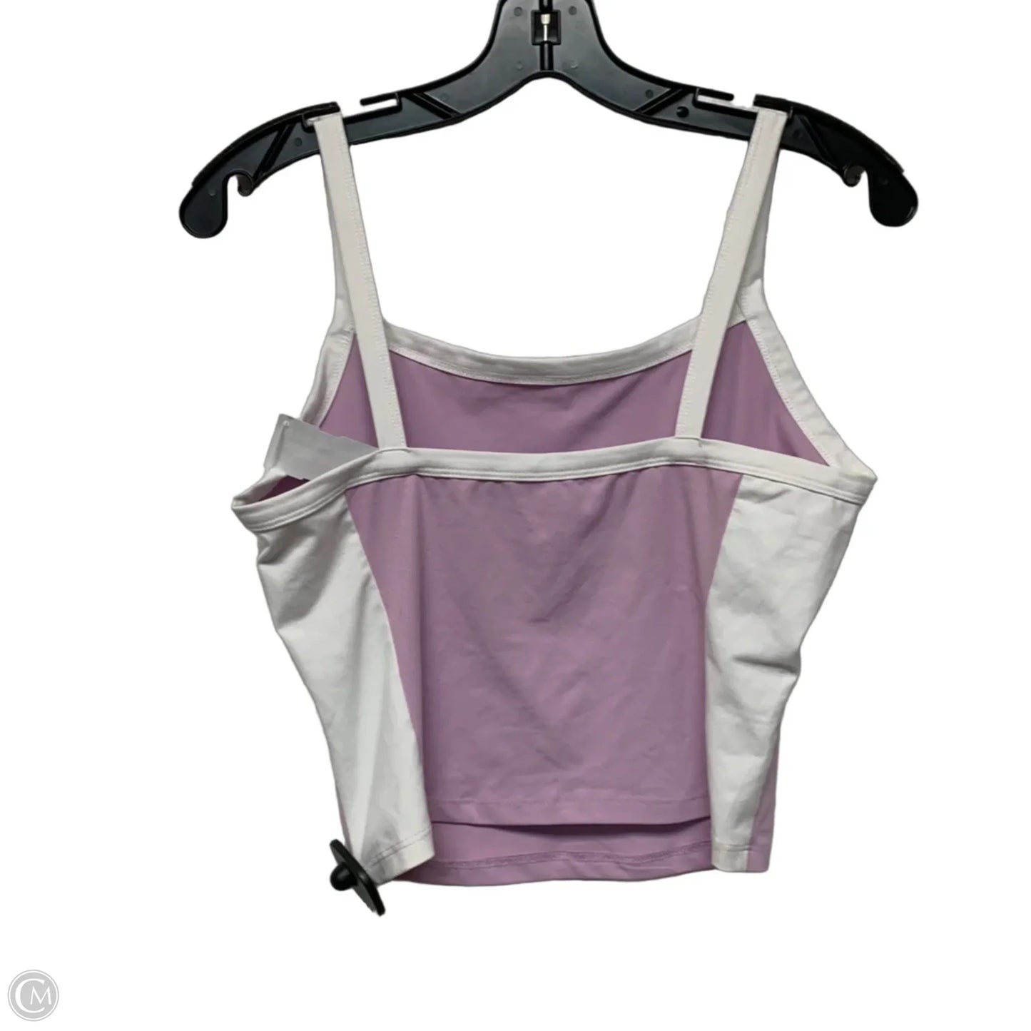 Top Sleeveless By Trendy Queen In Purple & White, Size: M