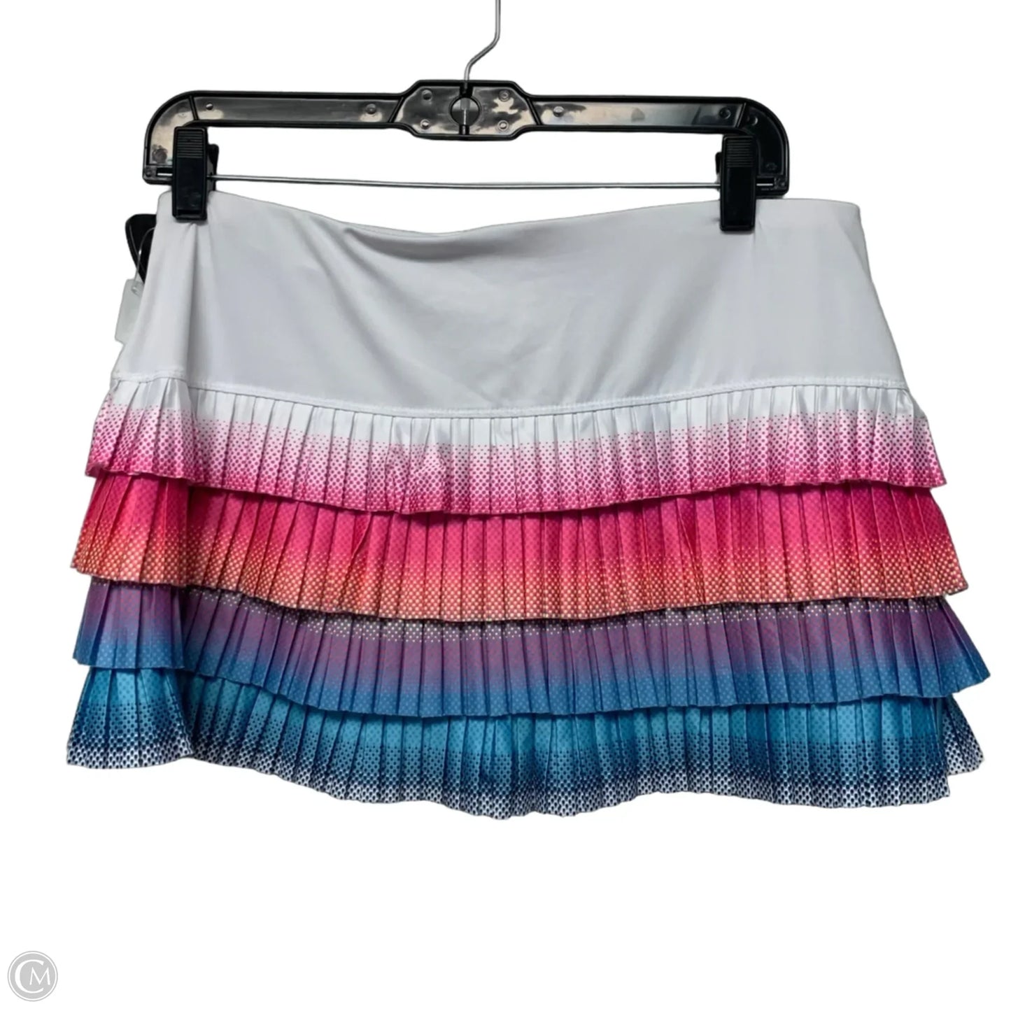 Athletic Skort By Lucky In Love In Blue & Pink, Size: L