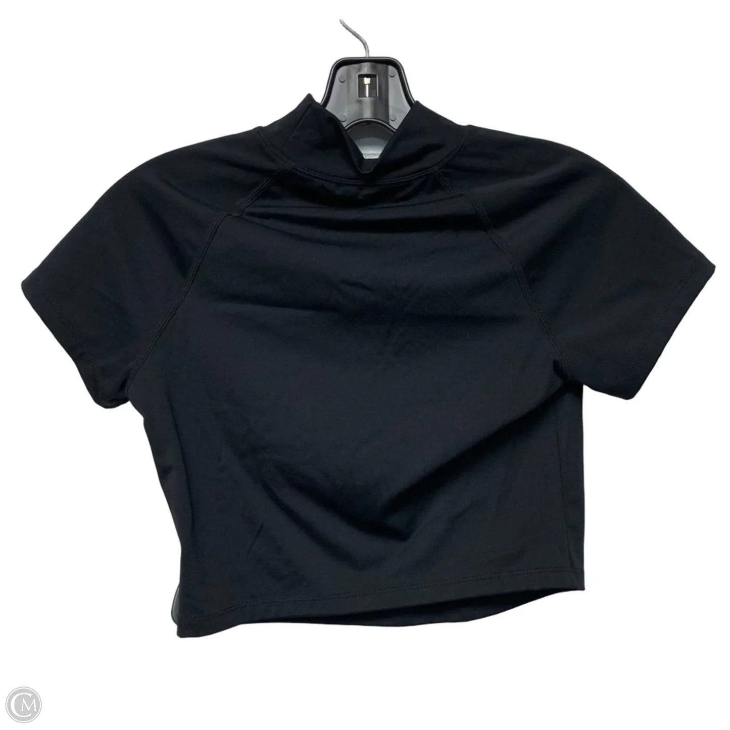 Athletic Top Short Sleeve By Clothes Mentor In Black, Size: S