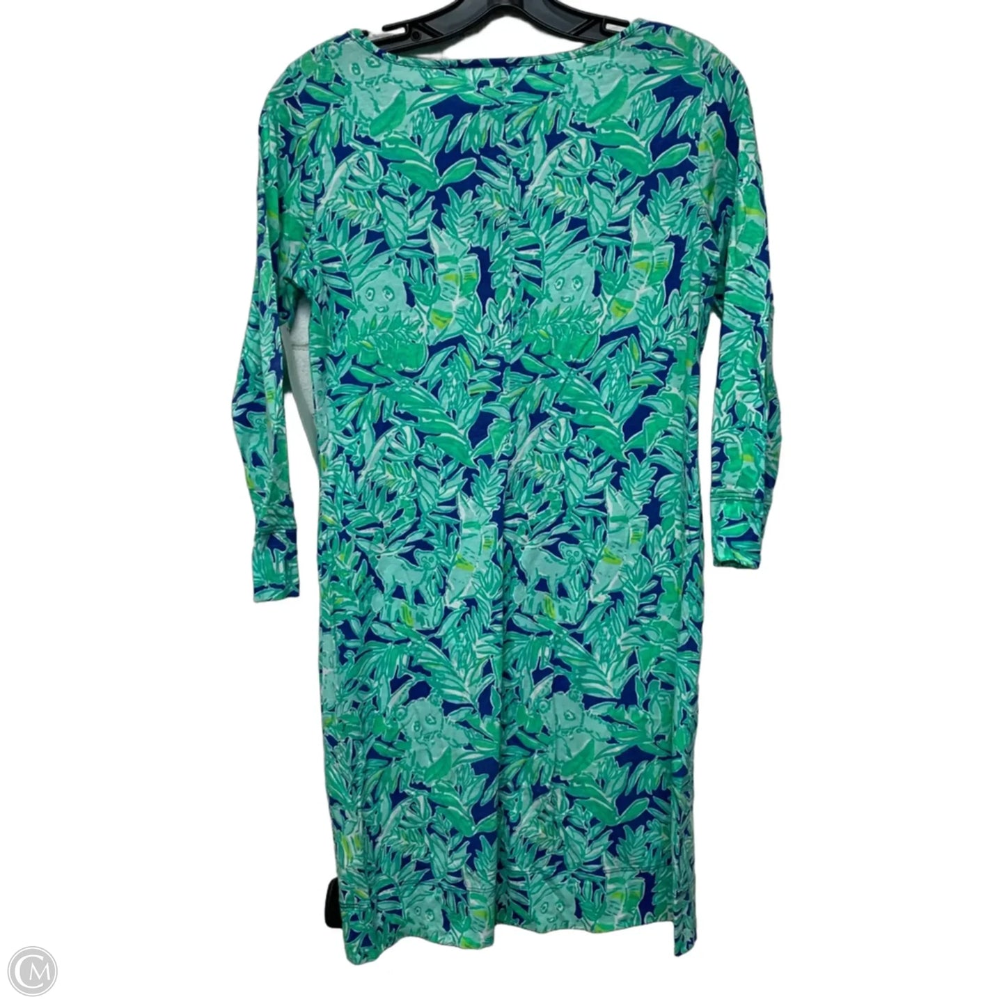 Dress Designer By Lilly Pulitzer In Blue & Green, Size: Xs