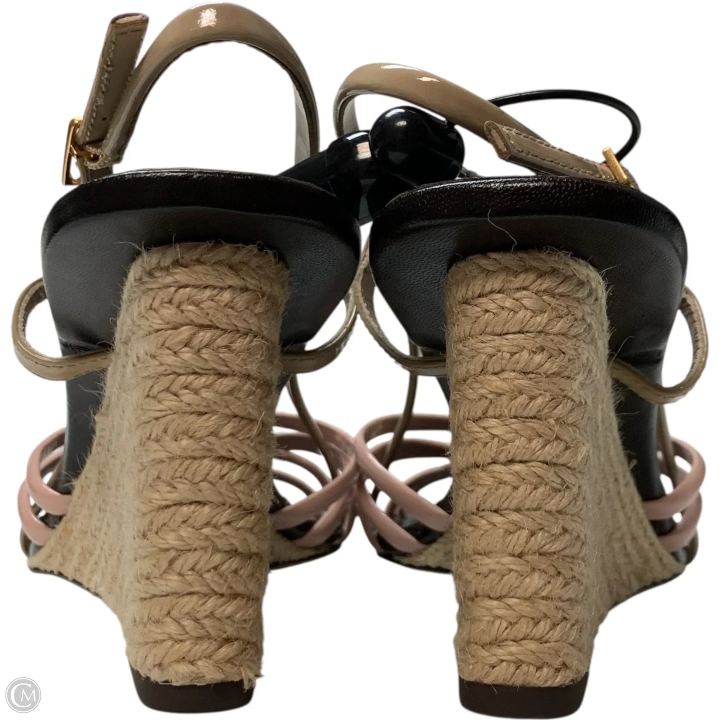 Sandals Designer By Tory Burch In Brown & Pink, Size: 9