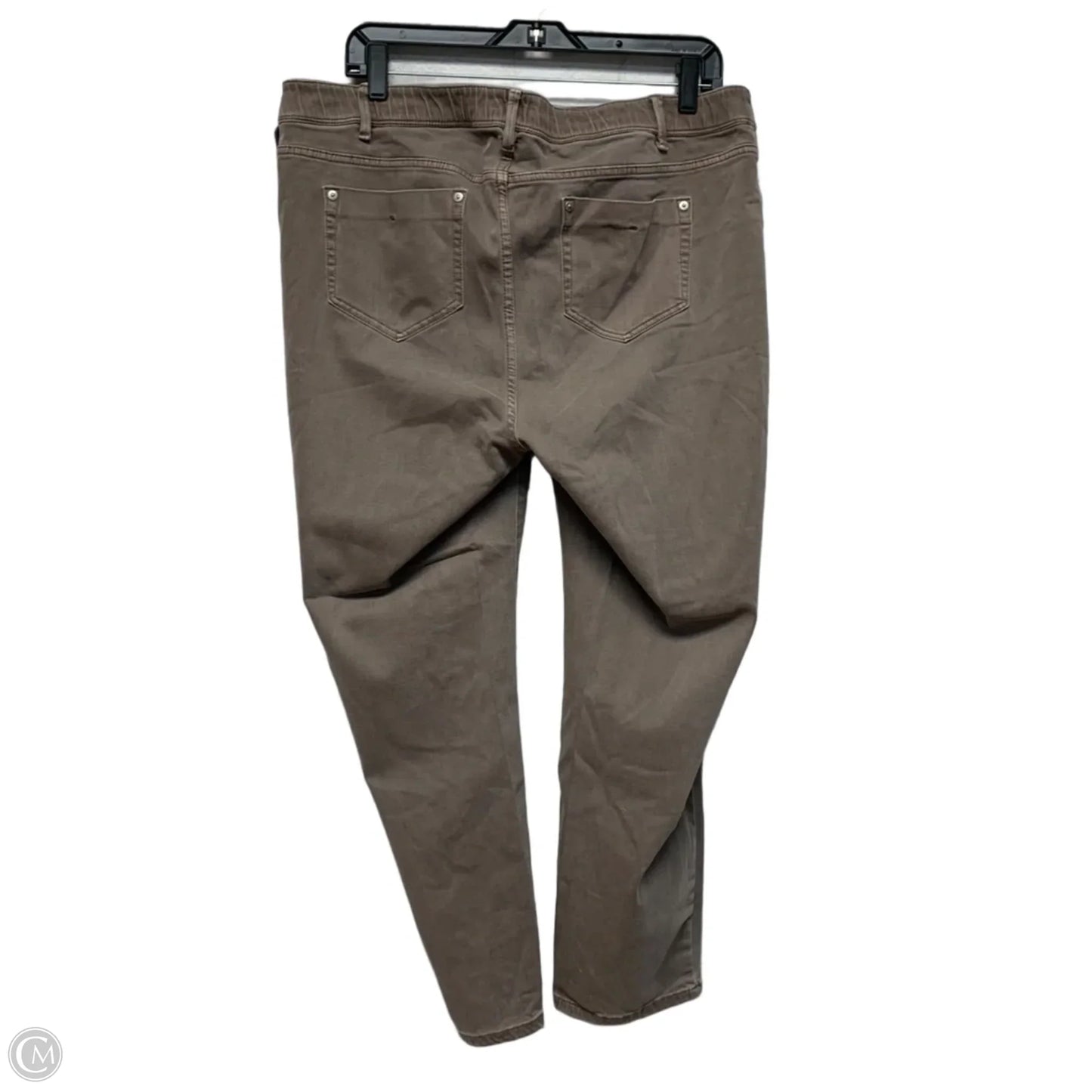 Jeans Skinny By J. Jill In Brown Denim, Size: 16
