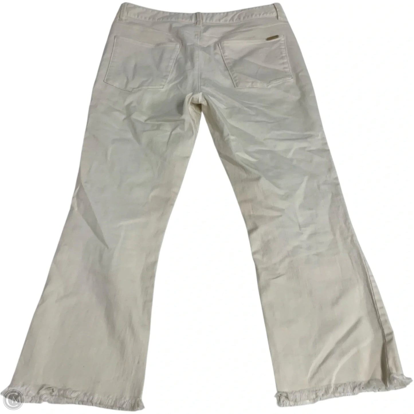 Jeans Straight By Spartina In Cream, Size: 12