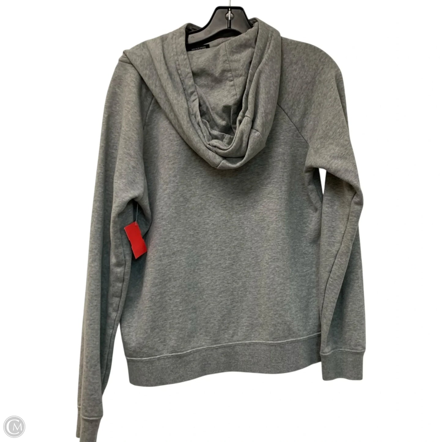 Sweatshirt Hoodie By Nike In Grey, Size: S