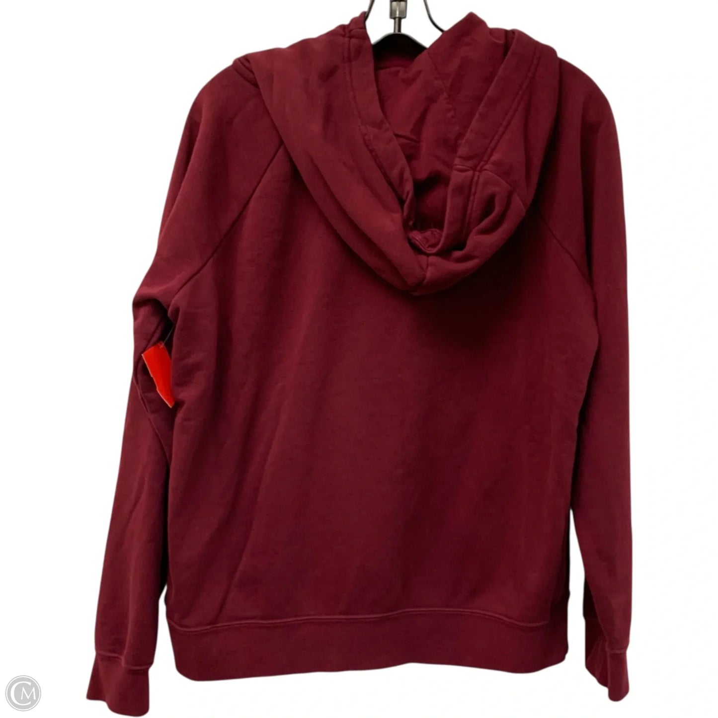 Athletic Sweatshirt Hoodie By Nike Apparel In Red, Size: M