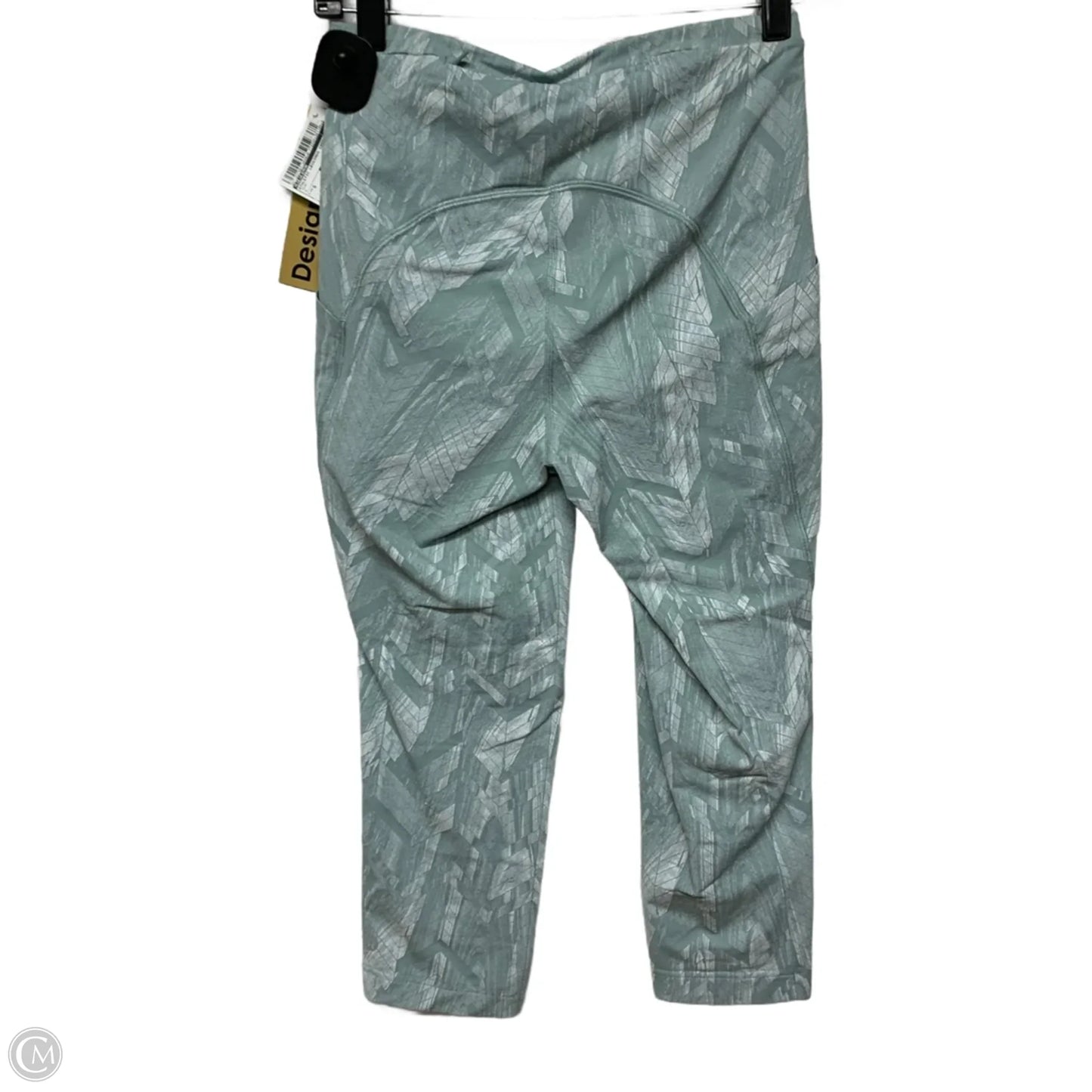 Athletic Leggings Capris By Lululemon In Teal, Size: S