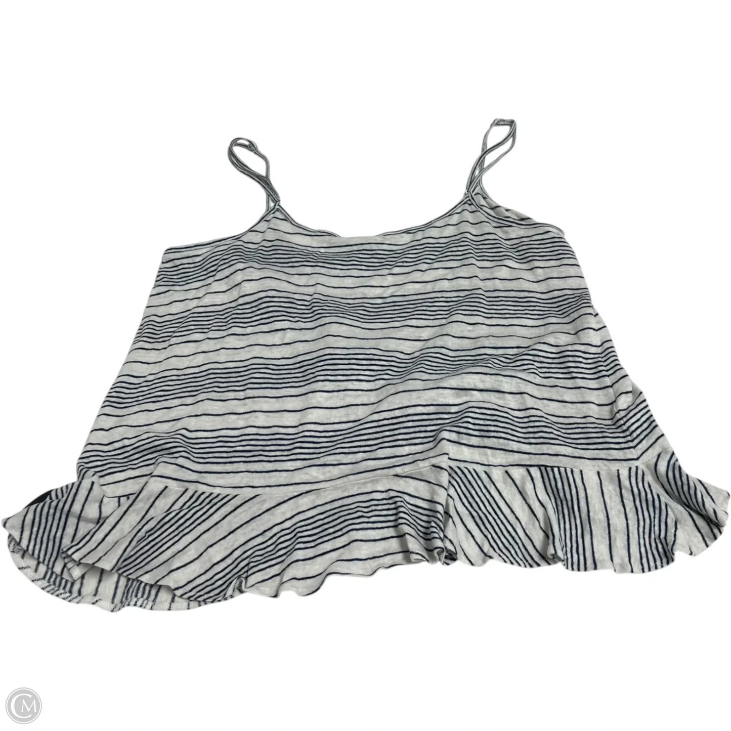Top Sleeveless By Bb Dakota In Striped Pattern, Size: L