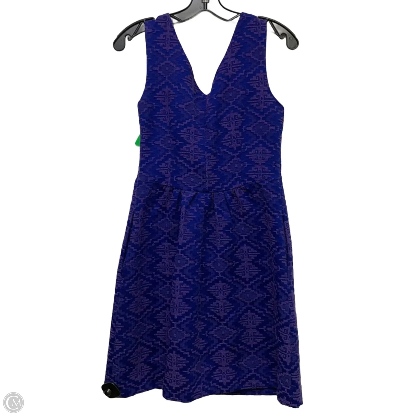 Dress Casual Short By Maeve In Blue & Purple, Size: Xs