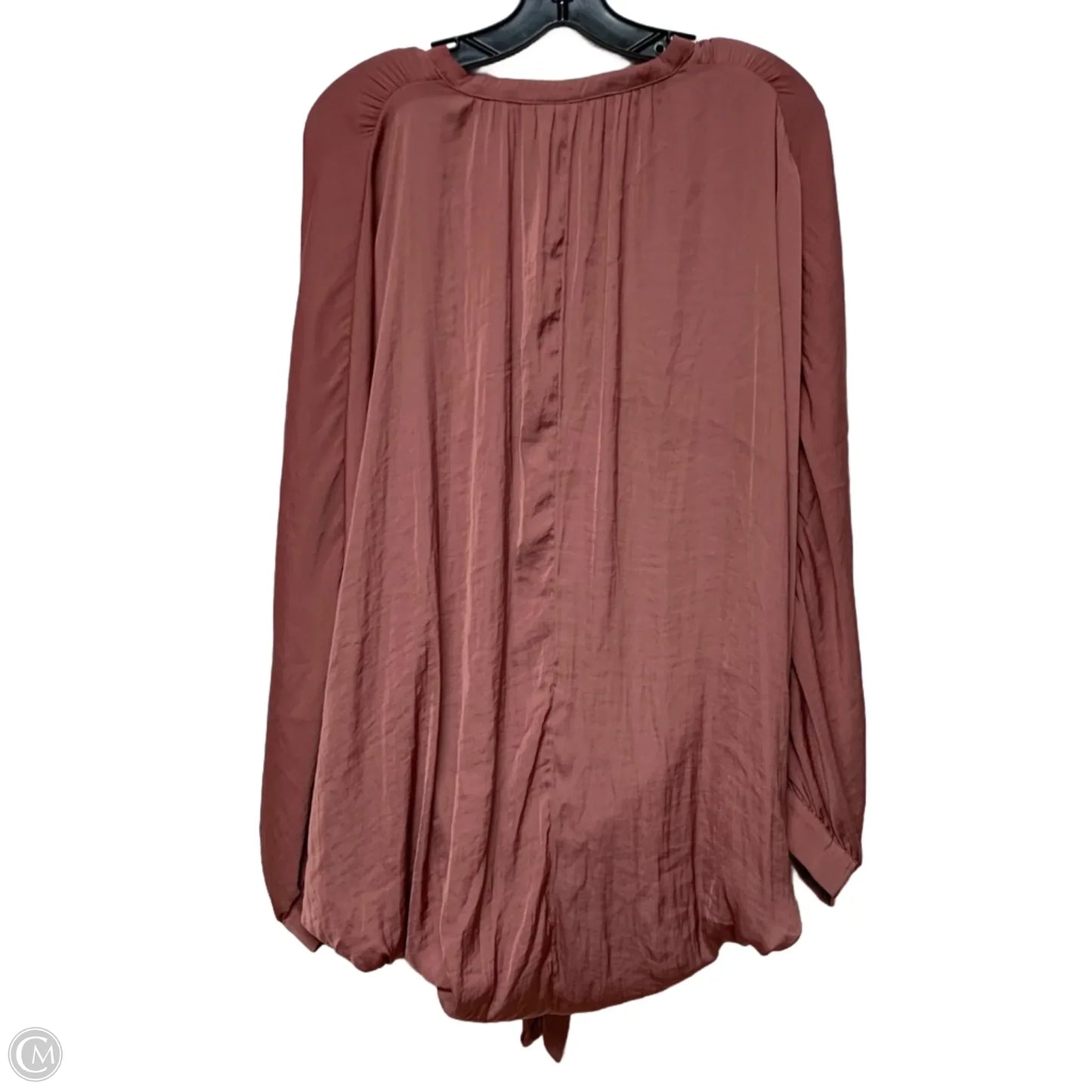 Top 3/4 Sleeve By Anthropologie In Pink, Size: Xl