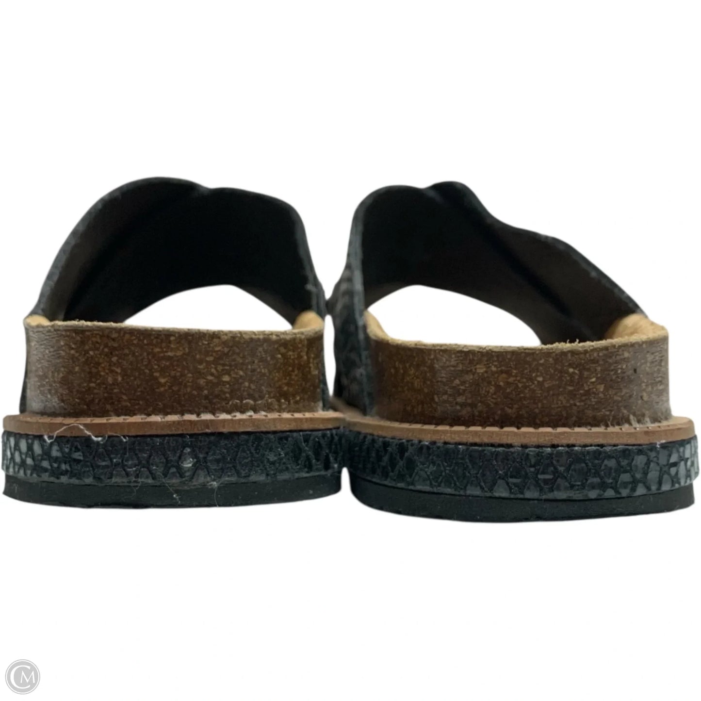 Sandals Flats By Free People In Black & Brown, Size: 7.5