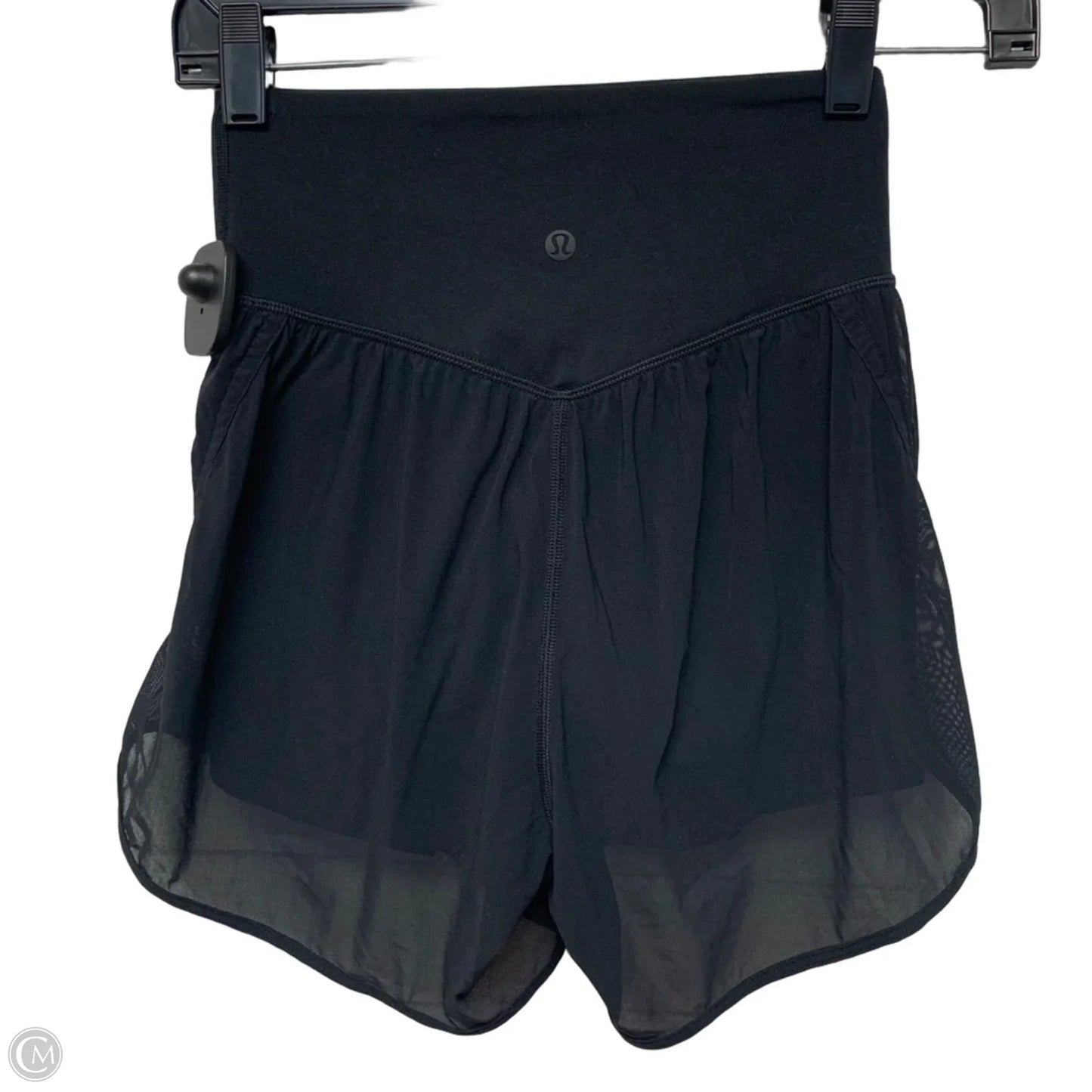 Athletic Shorts By Lululemon In Black, Size: Xs
