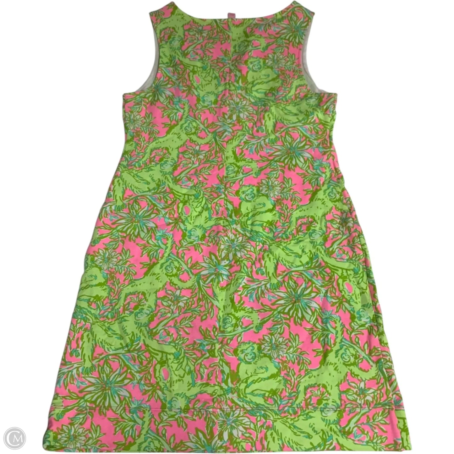 Dress Designer By Lilly Pulitzer In Green & Pink, Size: S