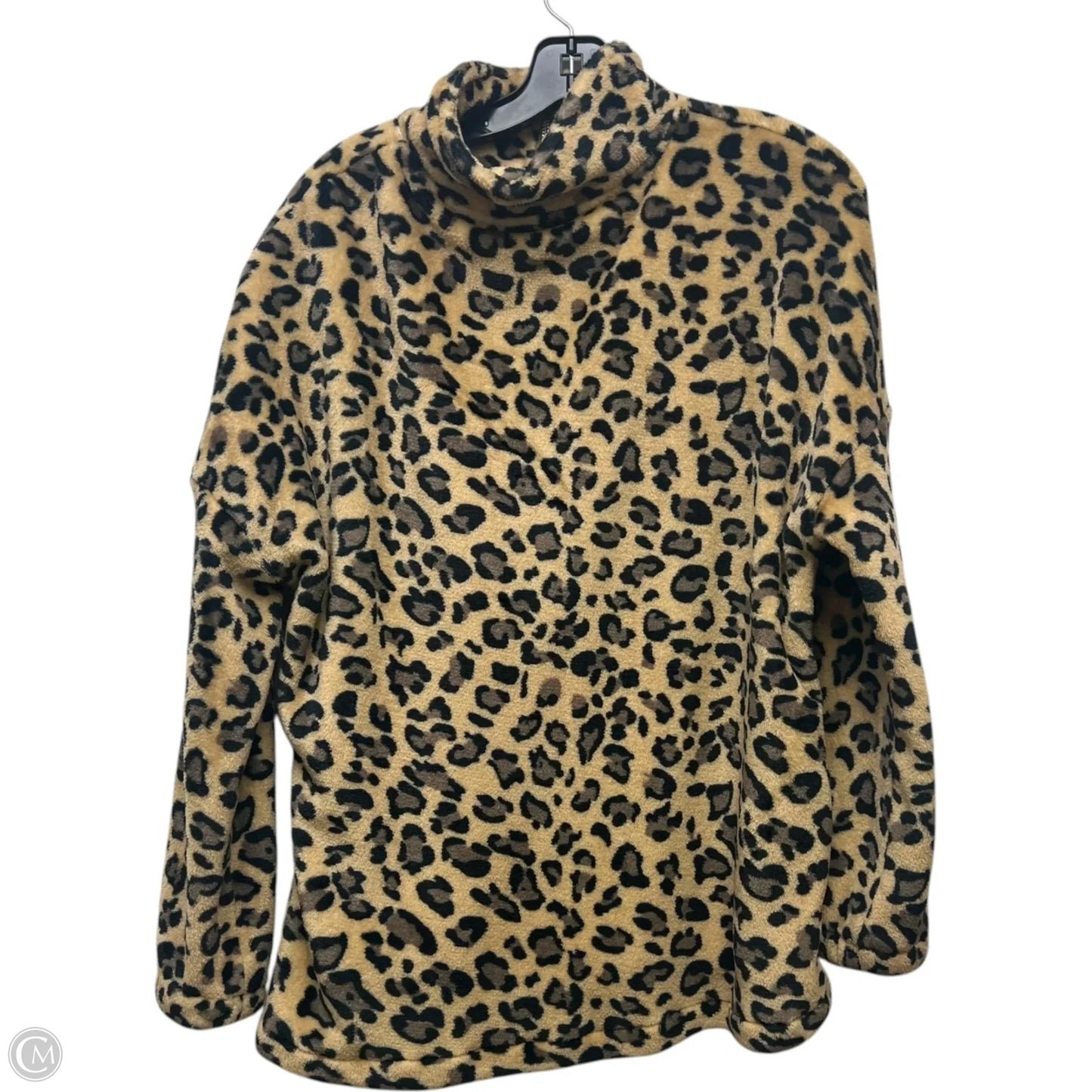 Sweatshirt Collar By Amaryllis In Animal Print, Size: M