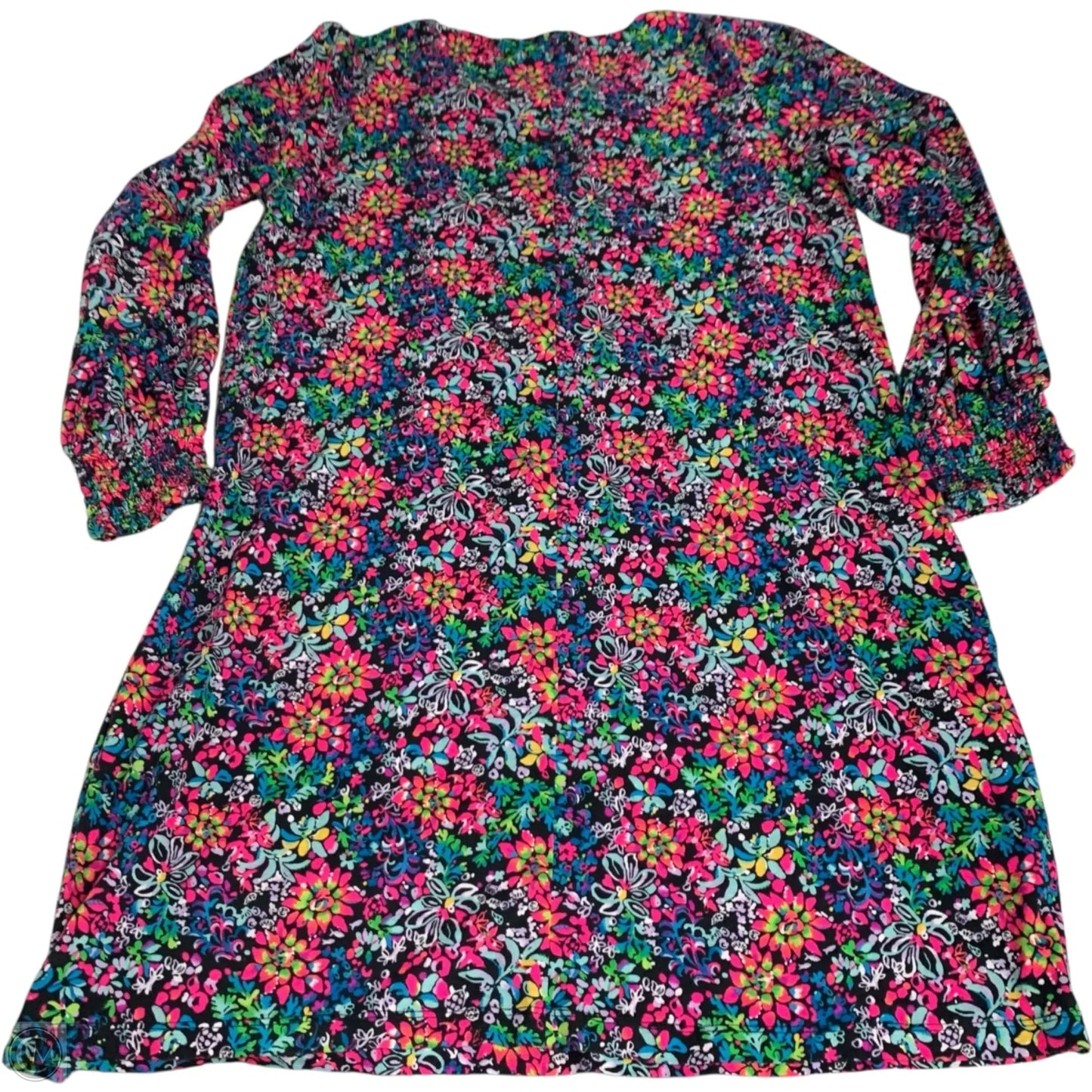 Dress Designer By Lilly Pulitzer In Floral Print, Size: Xl