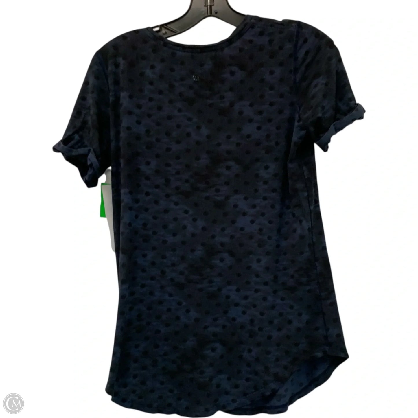 Athletic Top Short Sleeve By Lululemon In Blue, Size: S