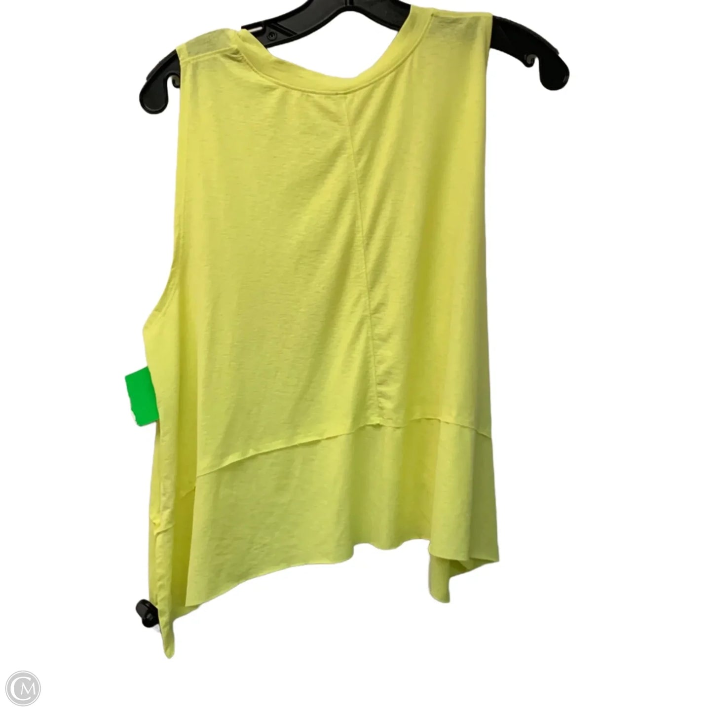 Athletic Tank Top By Free People In Yellow, Size: M