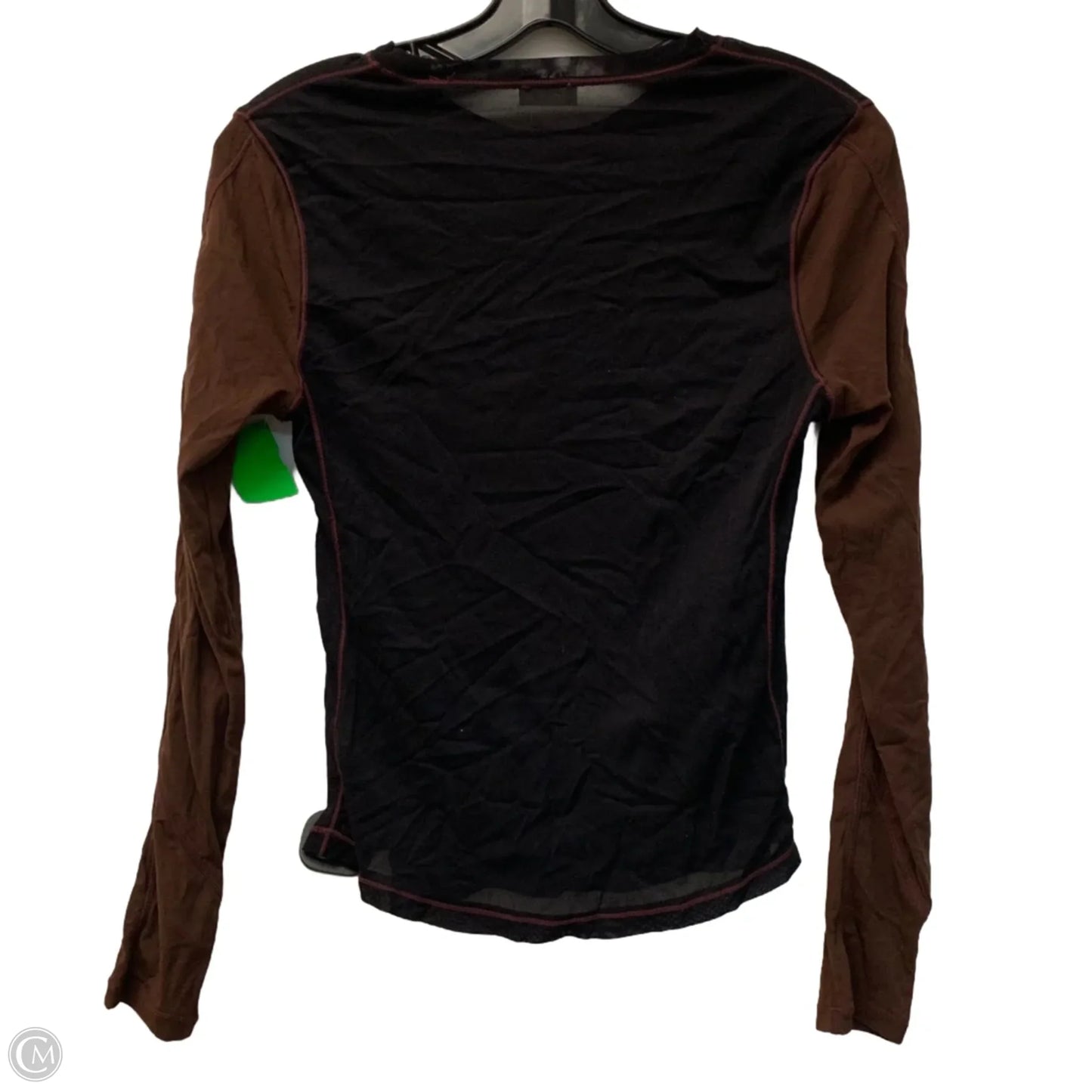 Top Long Sleeve By Free People In Black, Size: M