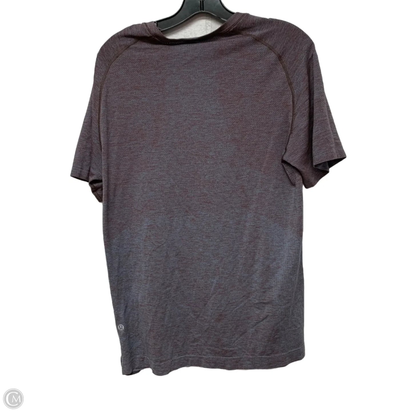 Athletic Top Short Sleeve By Lululemon In Red, Size: M