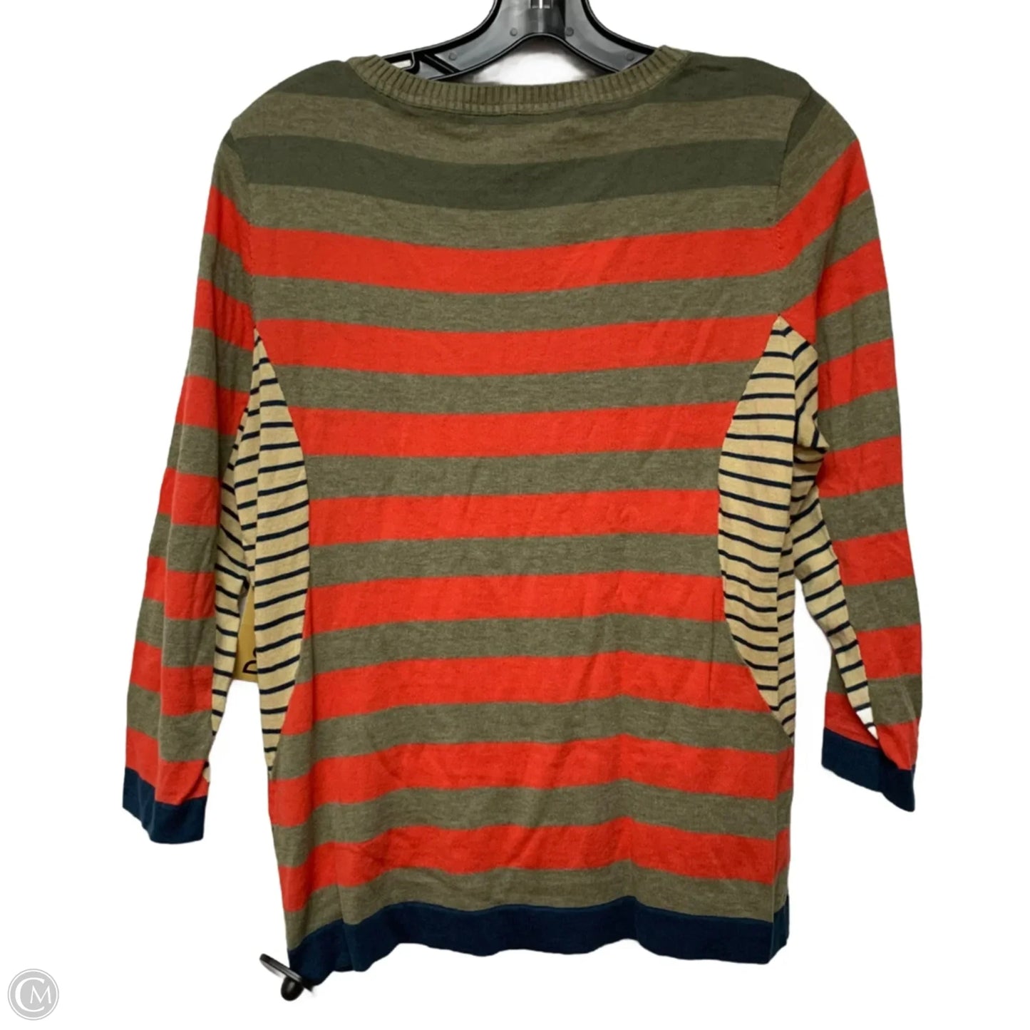 Top Long Sleeve Designer By Marc By Marc Jacobs In Striped Pattern, Size: M