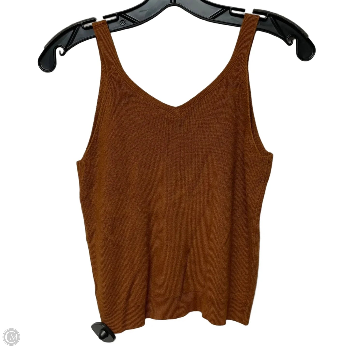 Top Sleeveless By A New Day In Brown, Size: M