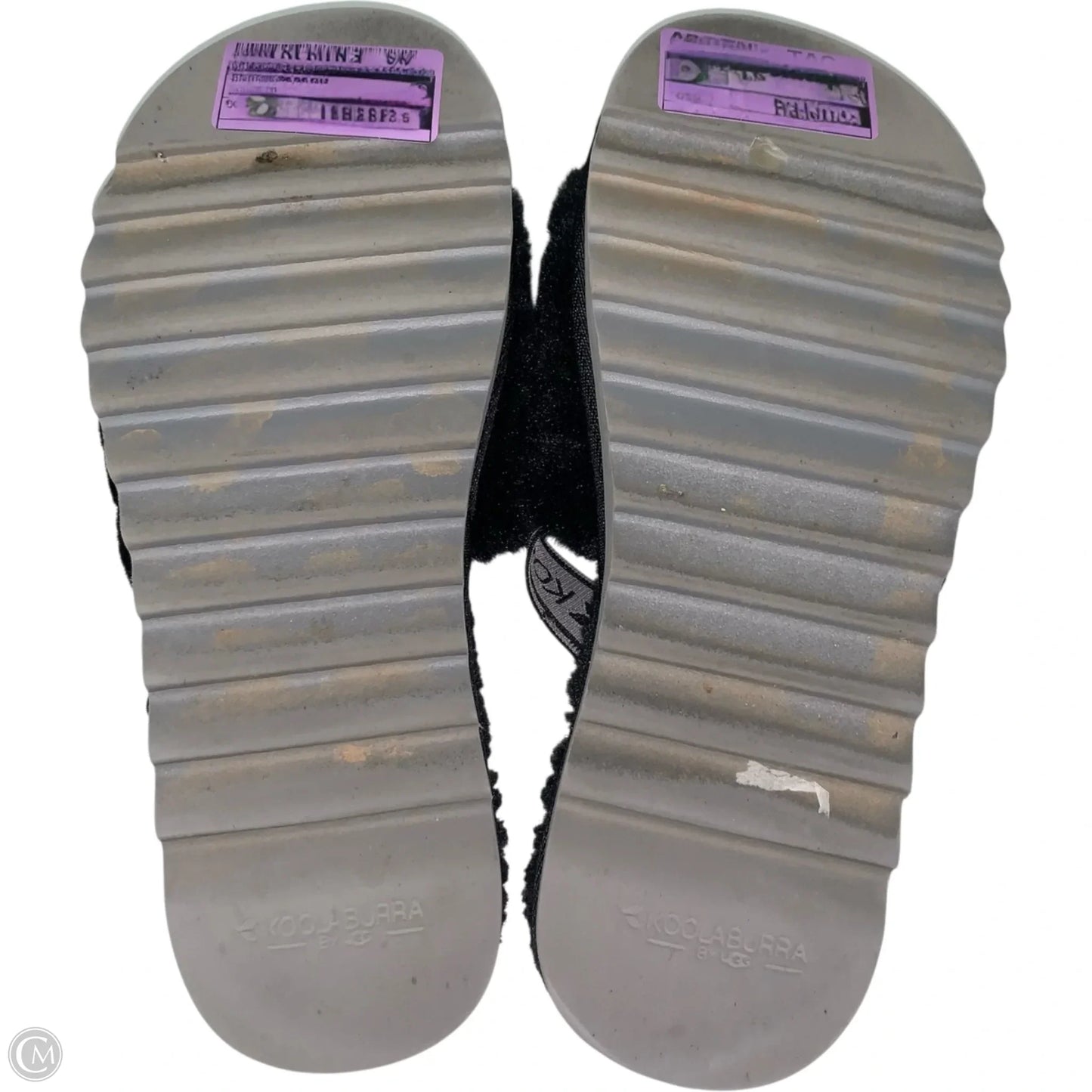Sandals Designer By Ugg In Black, Size: 8