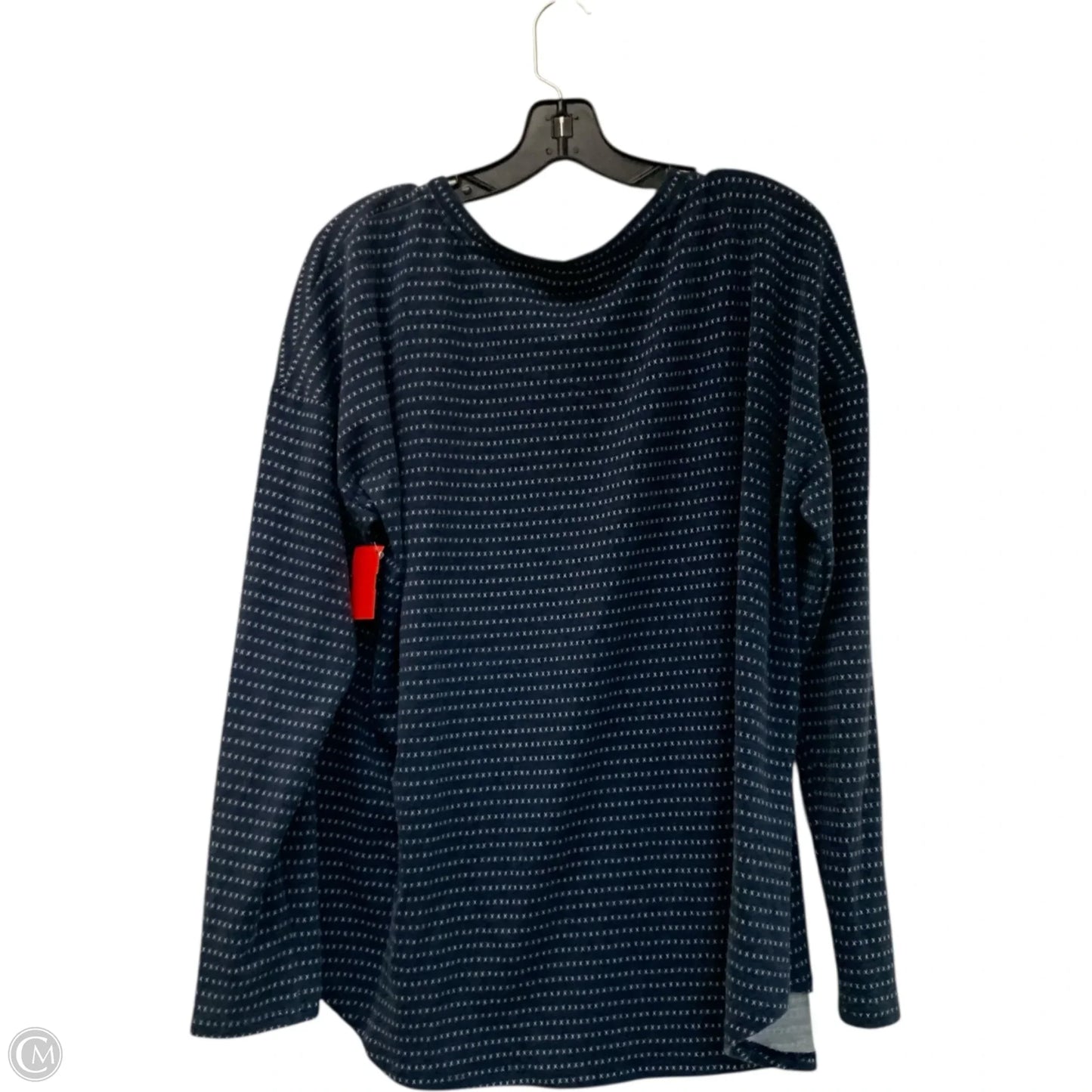 Top Long Sleeve By Wonderly In Navy, Size: Xl