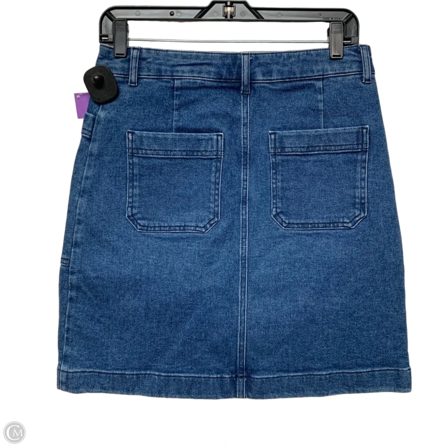 Skirt Mini & Short By Boden In Blue Denim, Size: 4