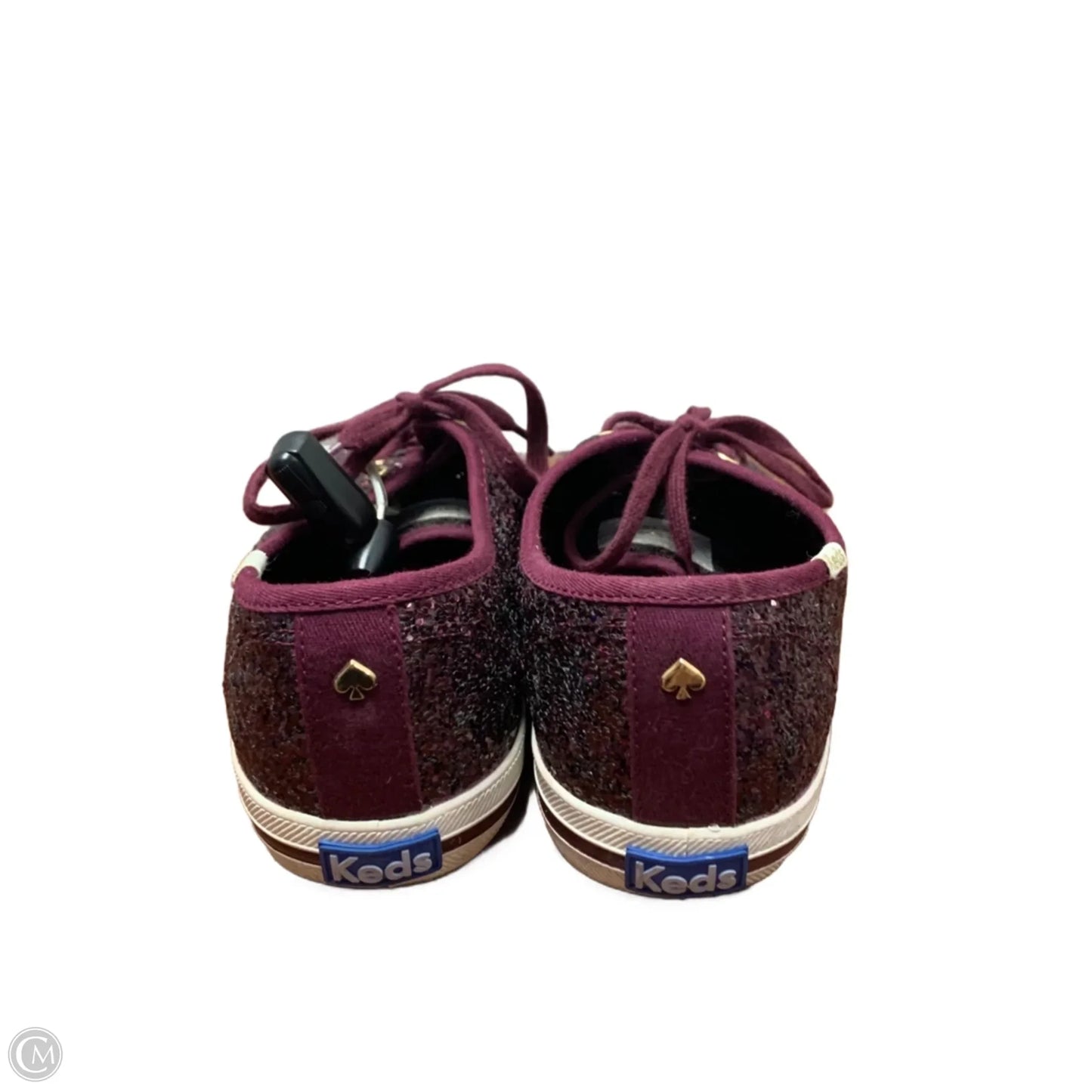 Shoes Designer By Kate Spade In Maroon, Size: 8.5