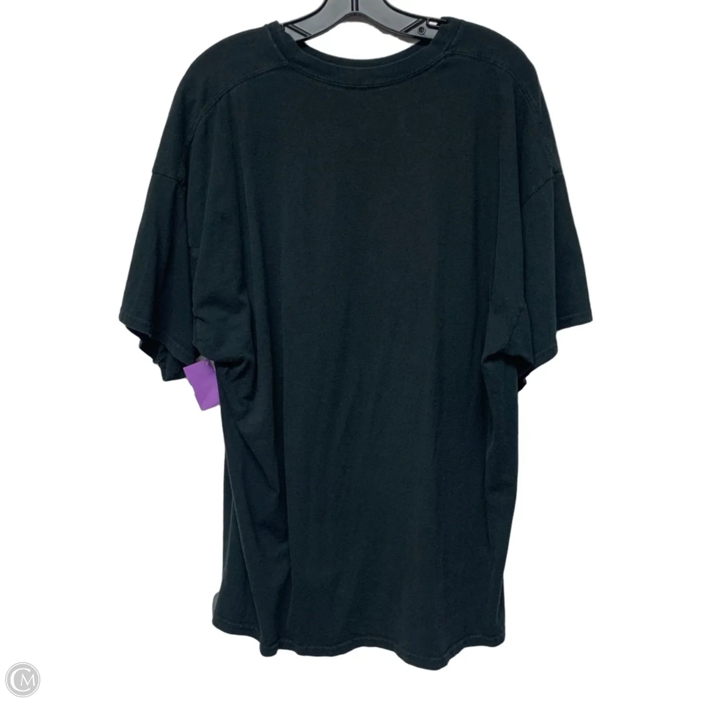 Top Short Sleeve By Nirvana In Black, Size: 2x
