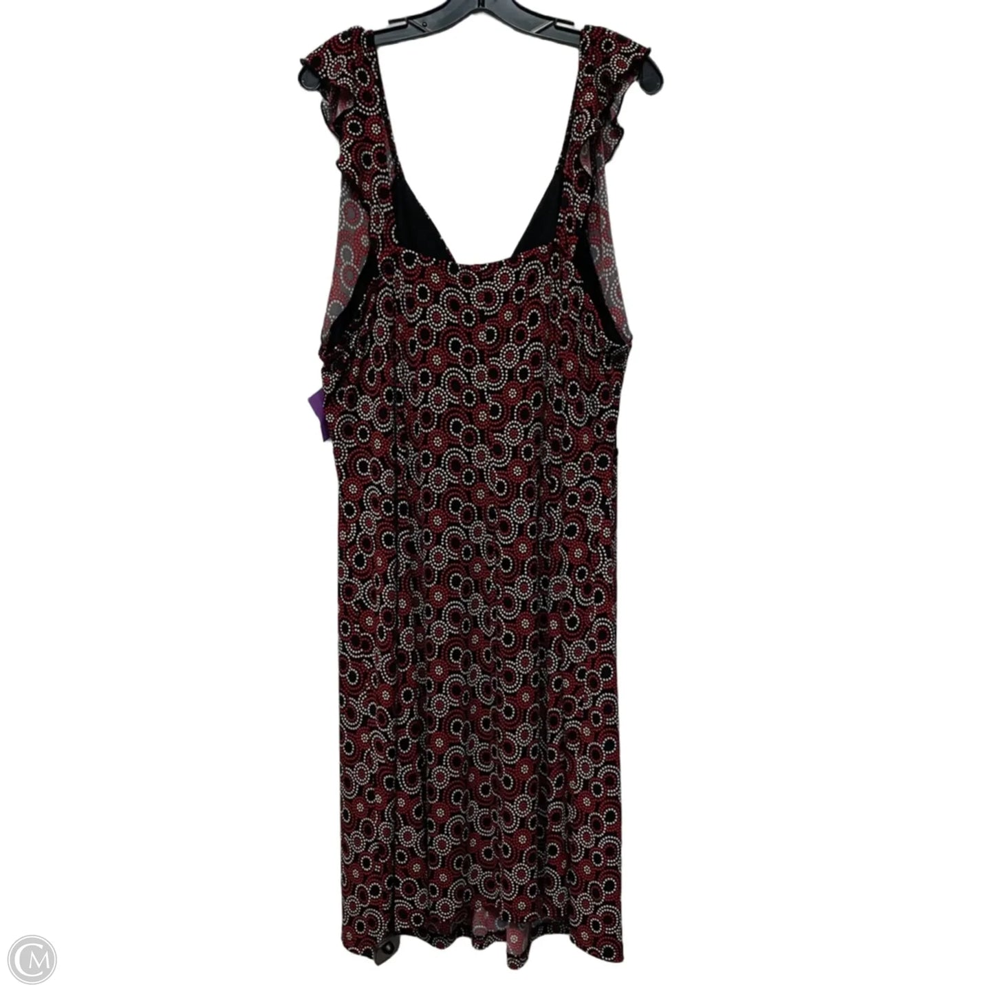 Dress Casual Short By Lane Bryant In Black & Red, Size: 3x