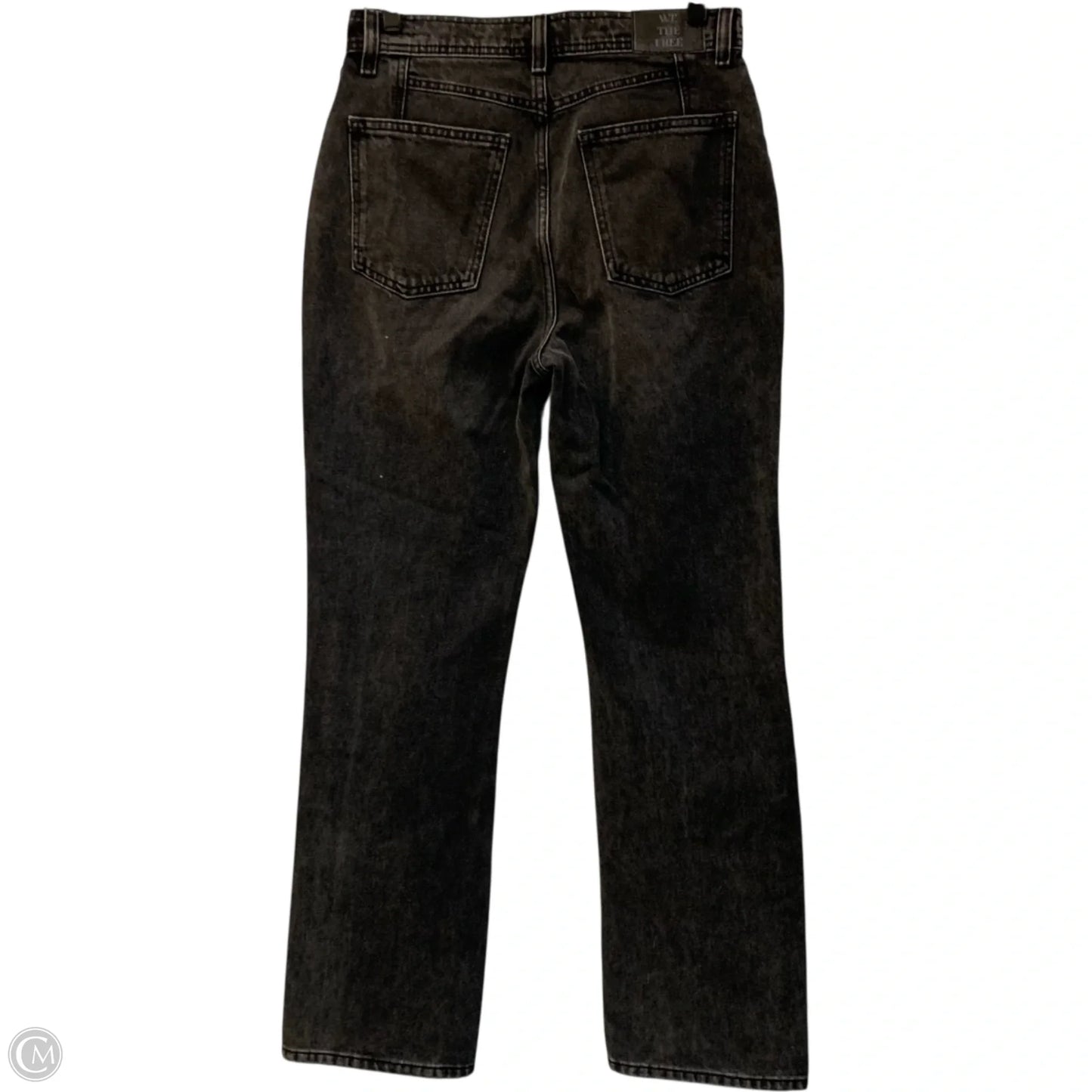 Jeans Straight By We The Free In Black Denim, Size: 8