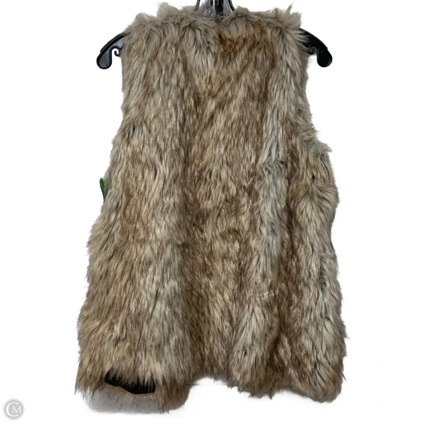 Vest Faux Fur & Sherpa By Zara In Brown, Size: S