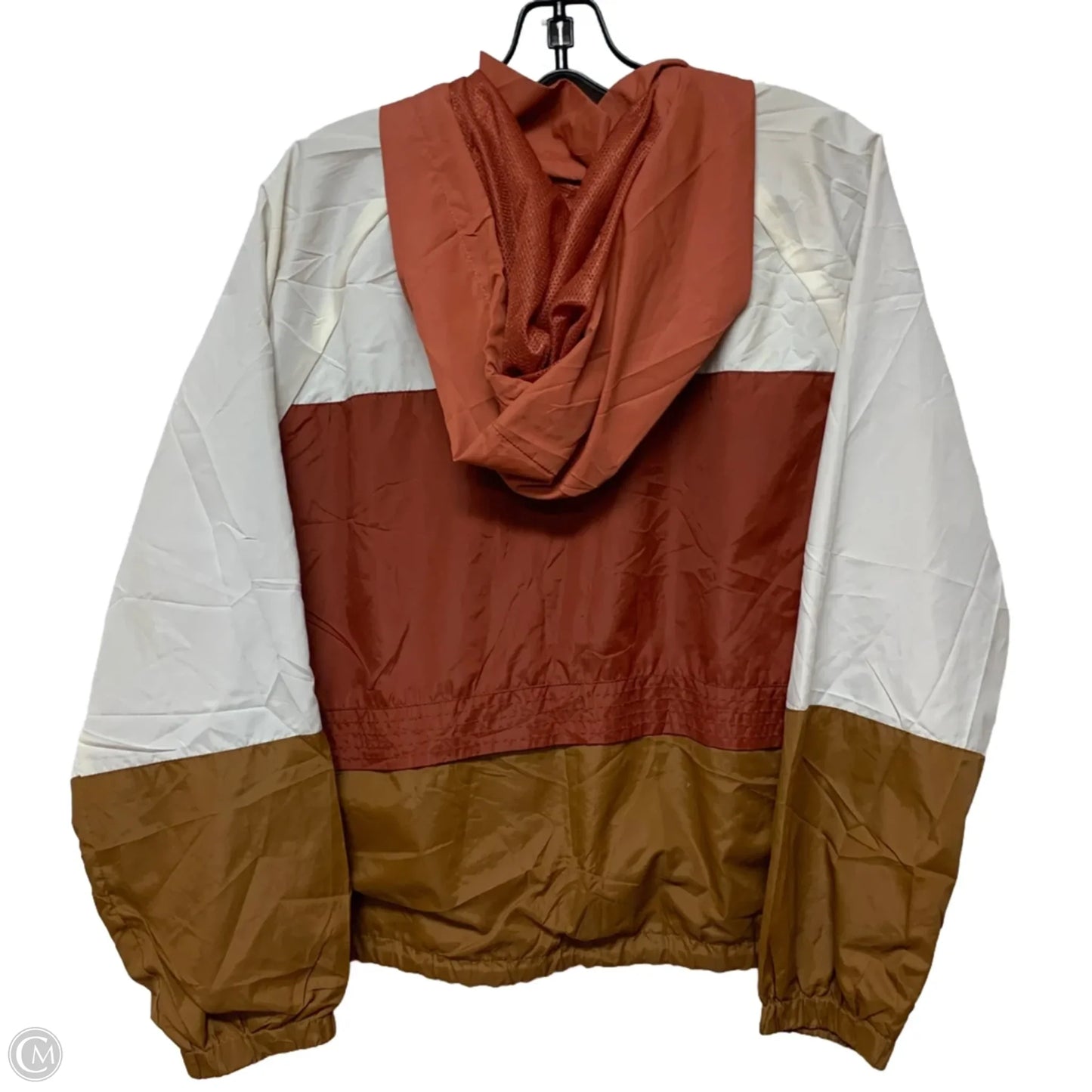 Jacket Windbreaker By Oneill In Orange & White, Size: M
