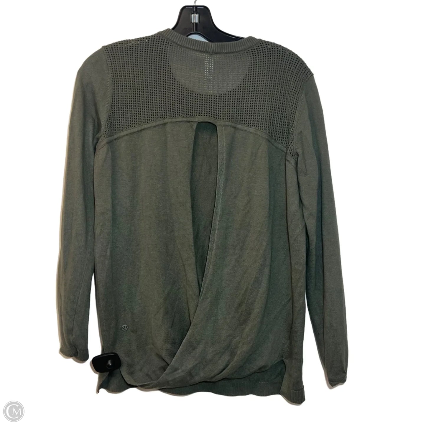 Top Long Sleeve By Lululemon In Green, Size: S
