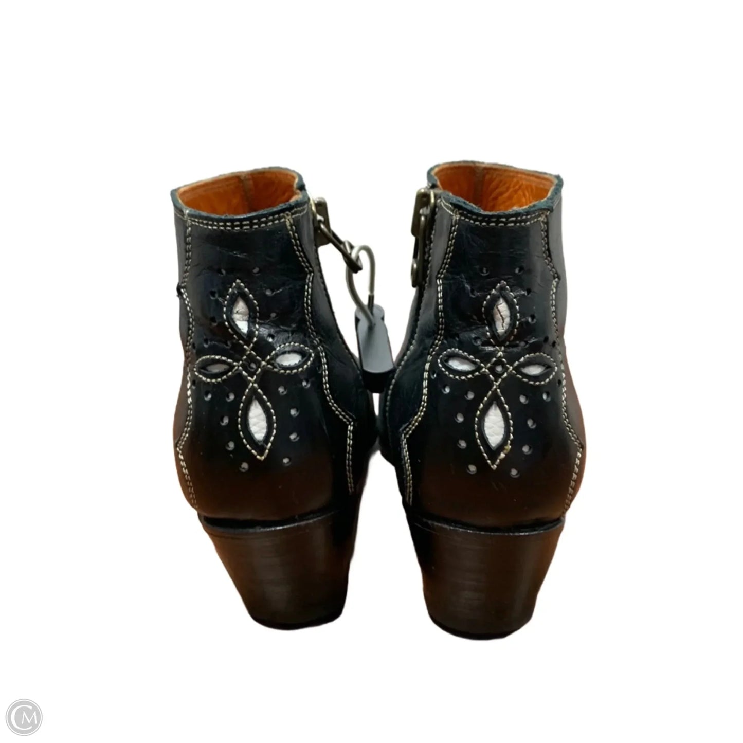 Boots Ankle Heels By Penelope Chilvers In Black, Size: 6.5