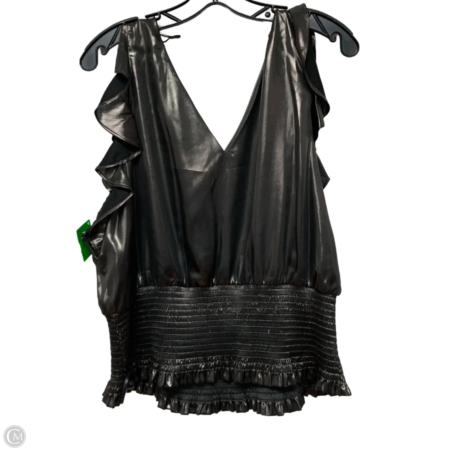 Top Sleeveless By Nine West In Silver, Size: Xxl