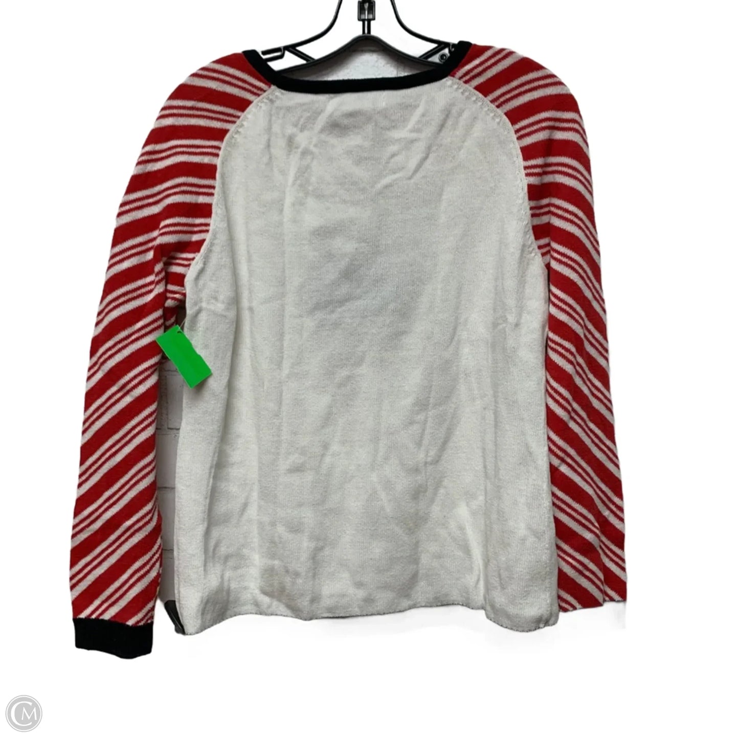 Sweater By Nouveau In Red & White, Size: M