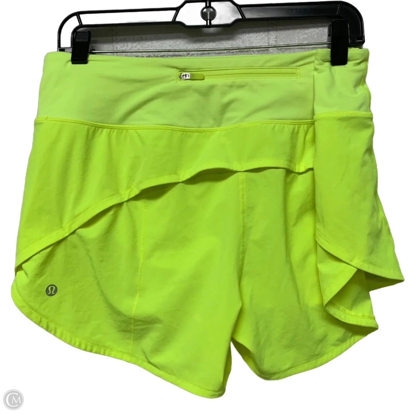 Athletic Shorts By Lululemon In Yellow, Size: M
