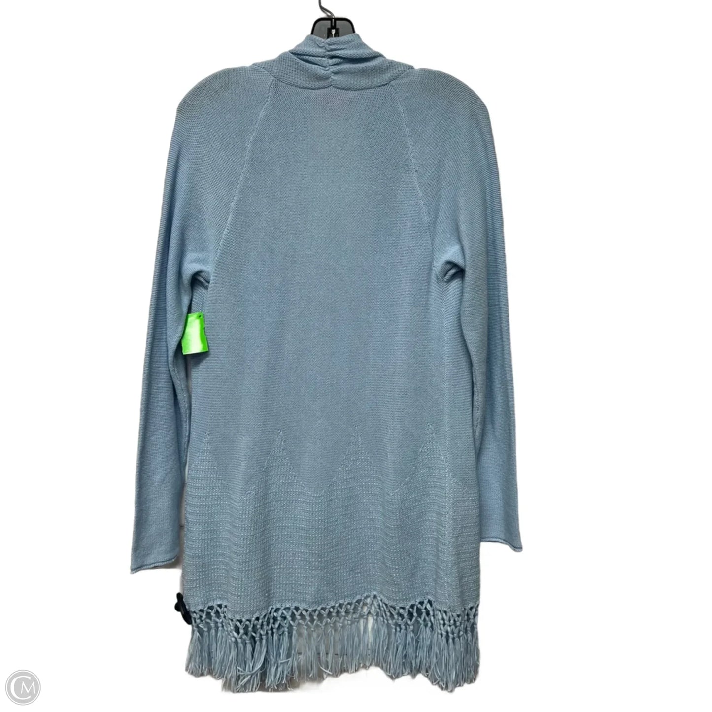 Sweater Cardigan Designer By Lilly Pulitzer In Blue, Size: L