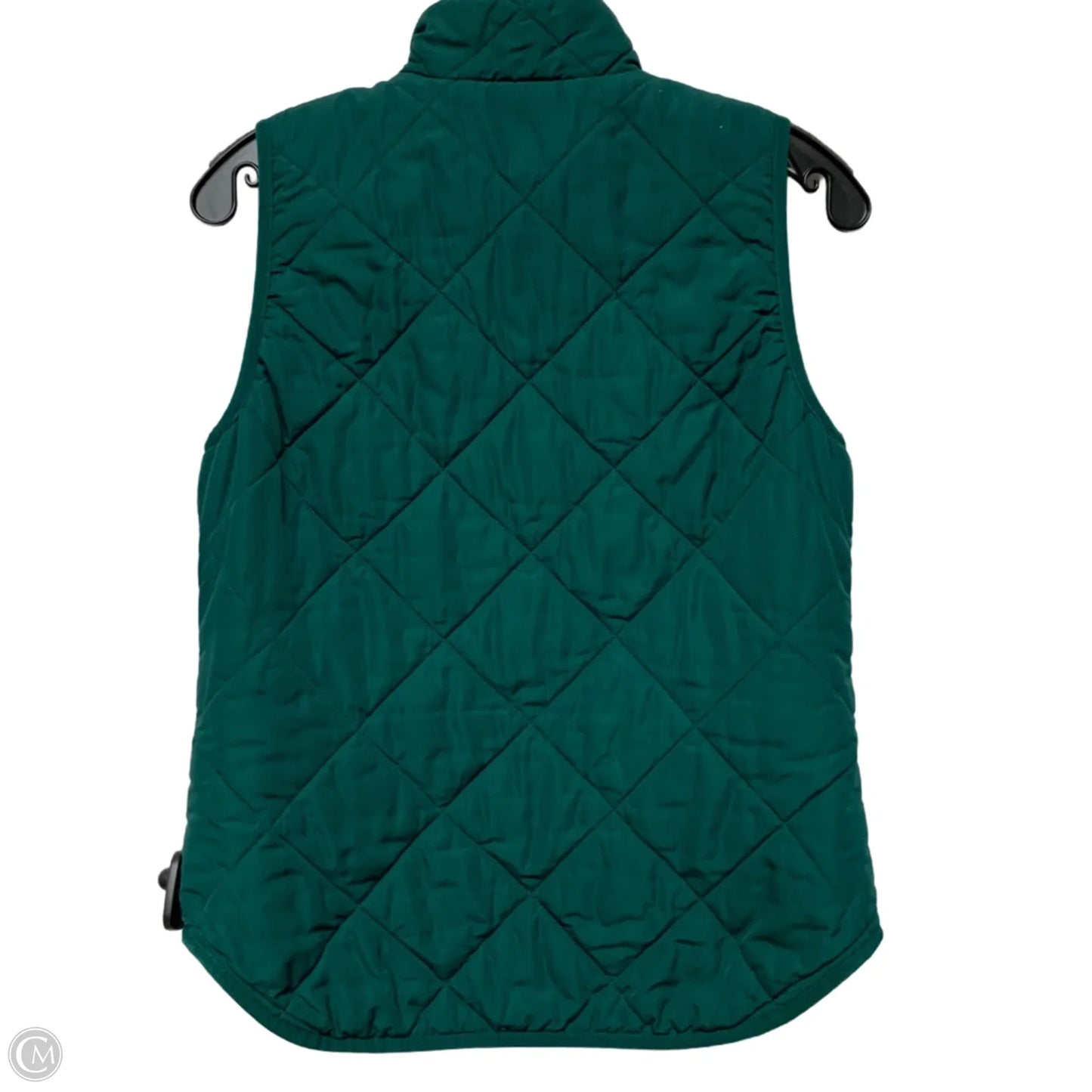 Vest Puffer & Quilted By J. Crew In Green, Size: Xs