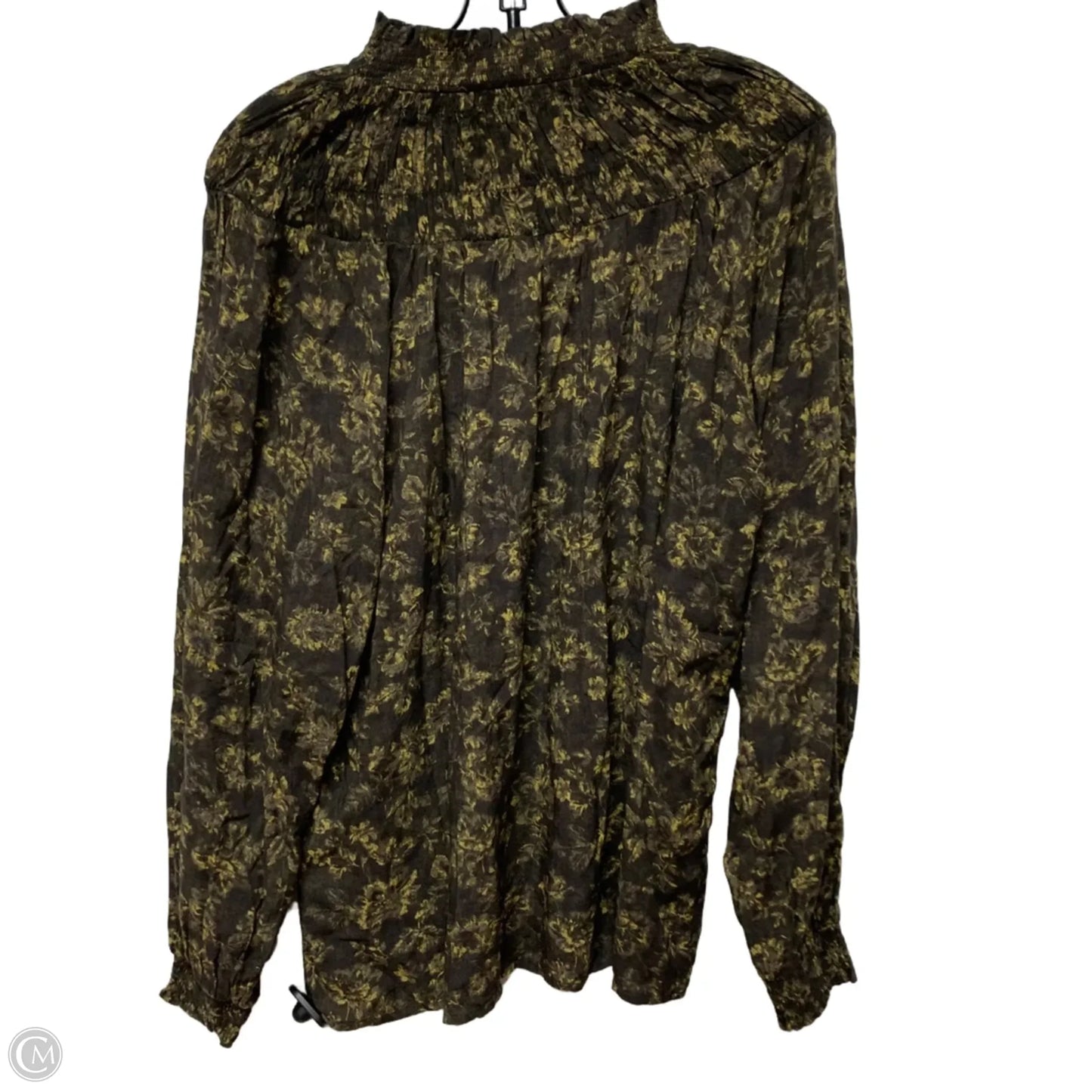 Top Long Sleeve By Beachlunchlounge In Green, Size: Xs