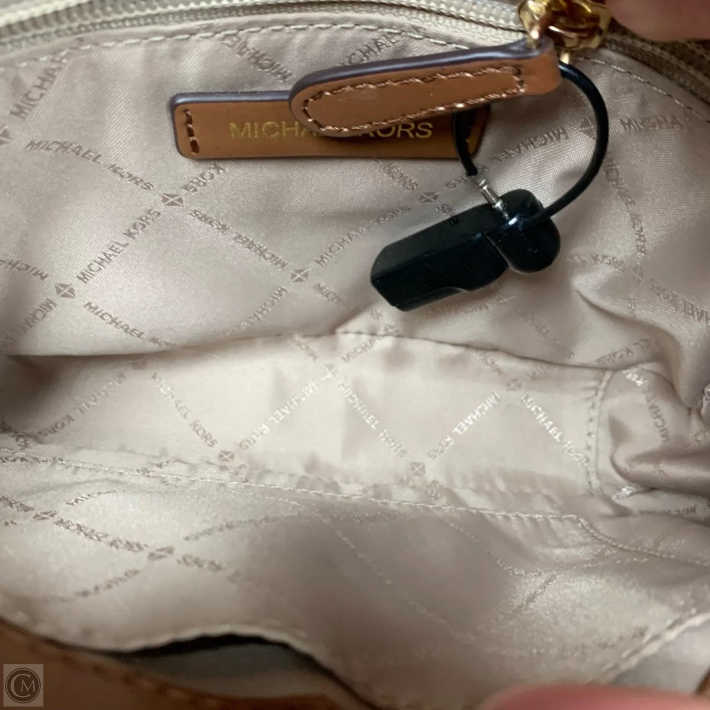 Crossbody Designer By Michael Kors, Size: Medium