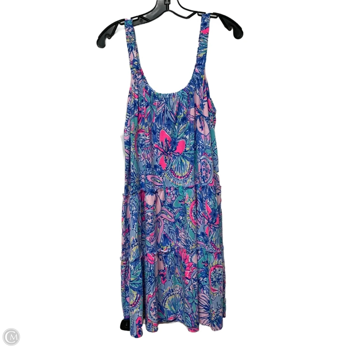 Dress Designer By Lilly Pulitzer In Blue & Pink, Size: M