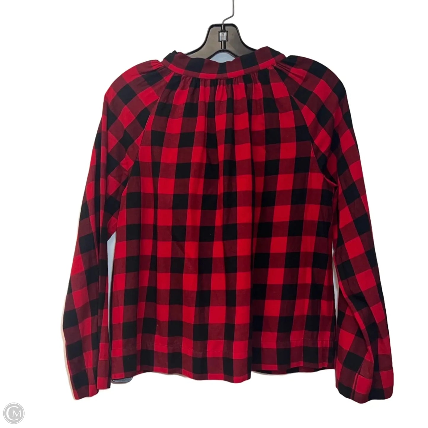 Top Long Sleeve By Madewell In Red, Size: S