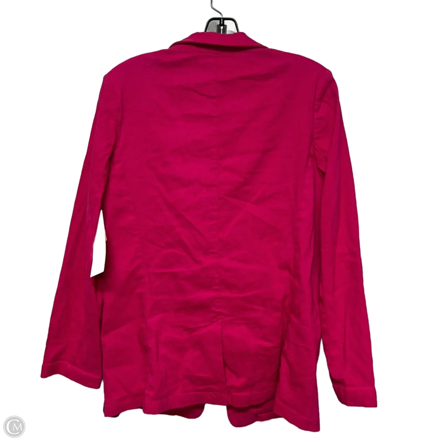 Blazer Designer By Halston In Pink, Size: L