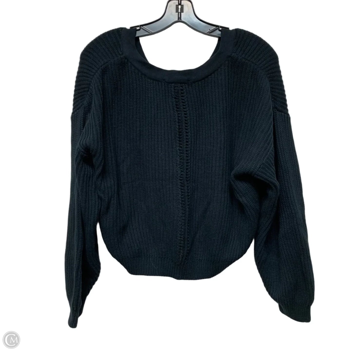 Sweater Cardigan By Able In Black, Size: Xs