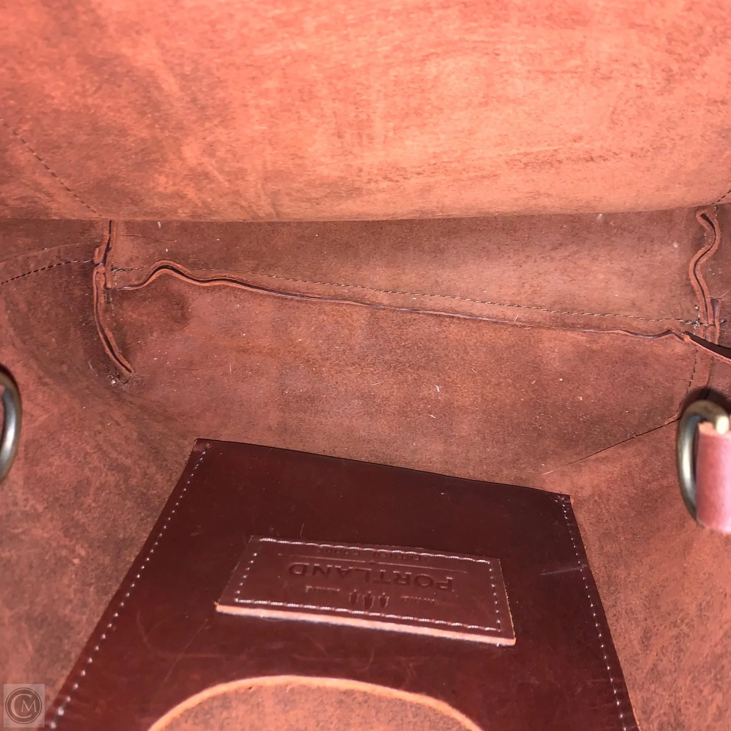 Handbag Leather By Portland Leather, Size: Medium