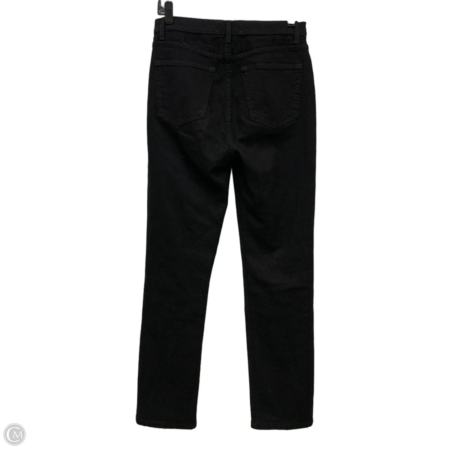 Jeans Straight By Reformation In Black Denim, Size: 6