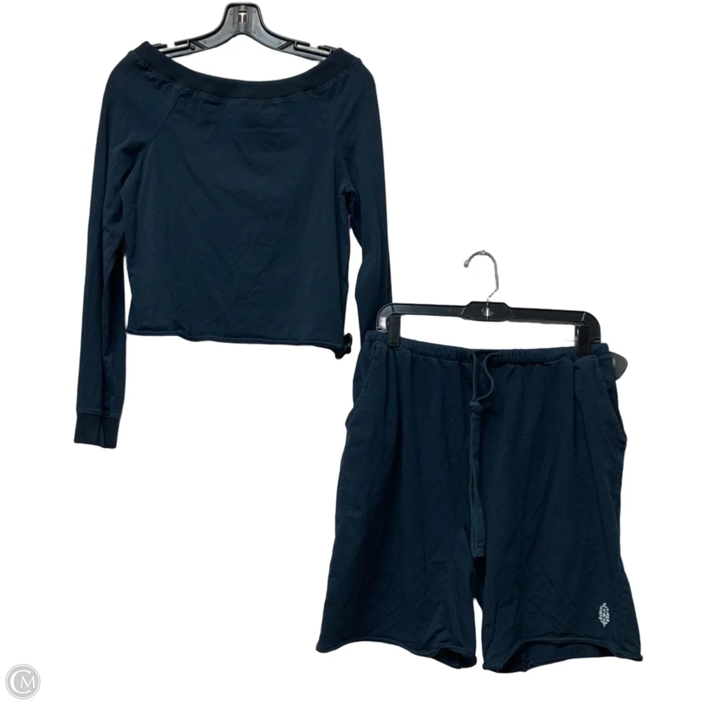 Athletic Shorts 2pc By Free People In Navy, Size: Xl