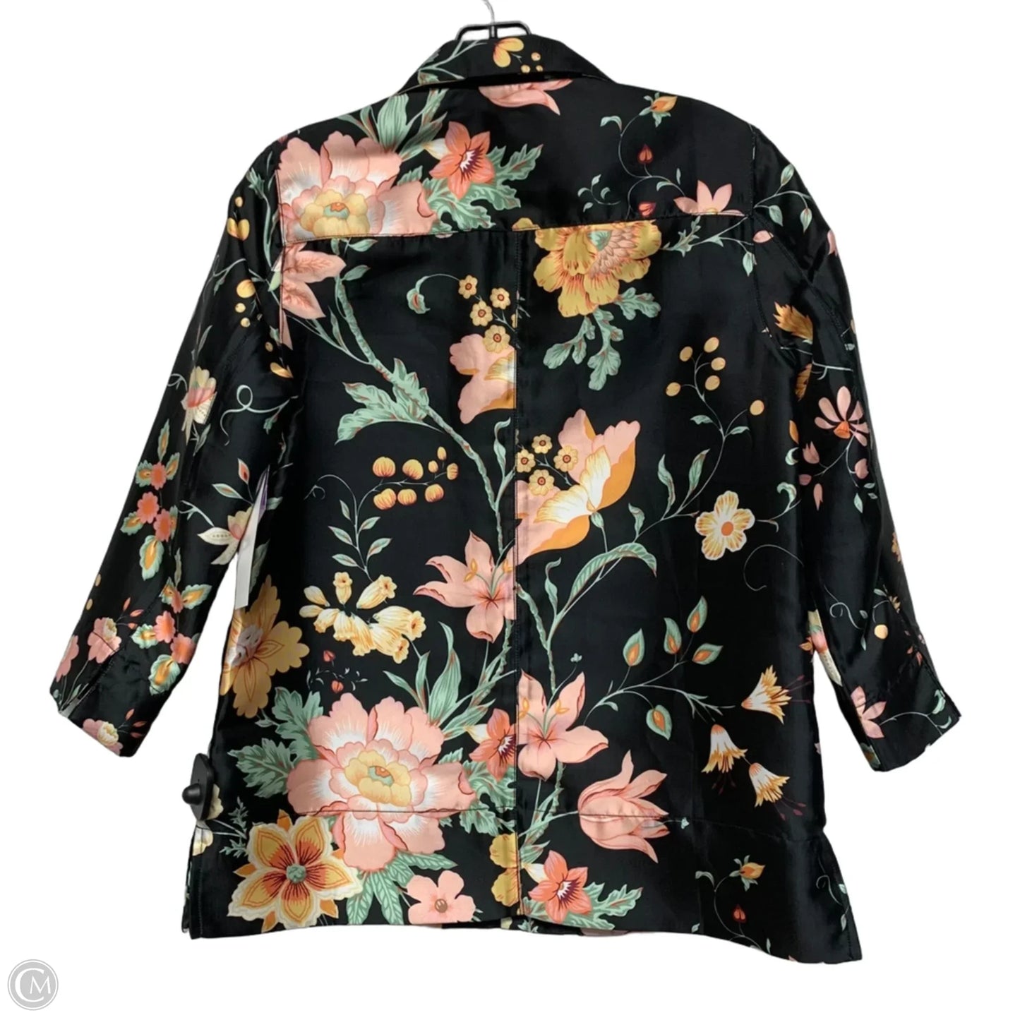 Top Long Sleeve Designer By Tuckernuck In Floral Print, Size: Xs